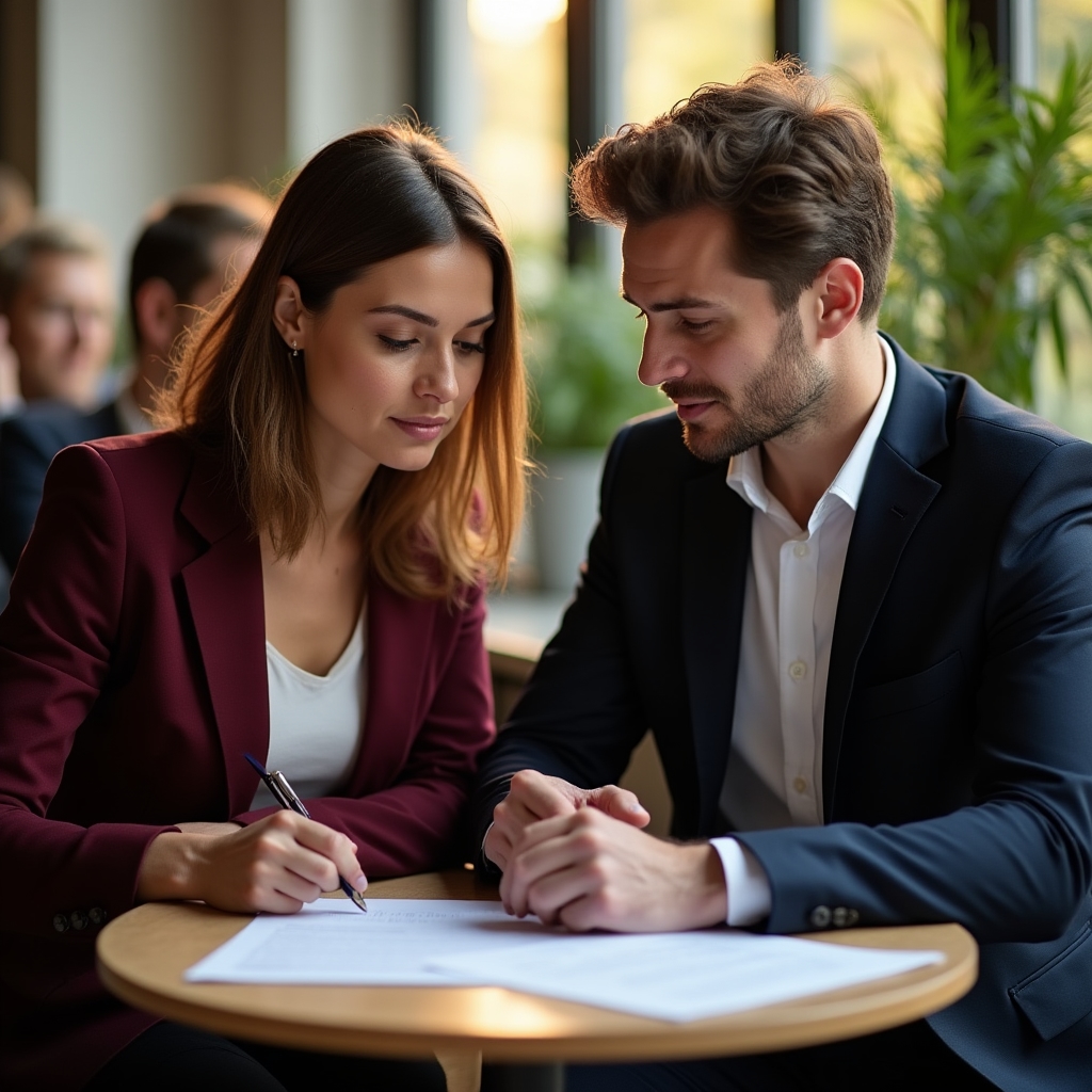 Тренер работает с участником